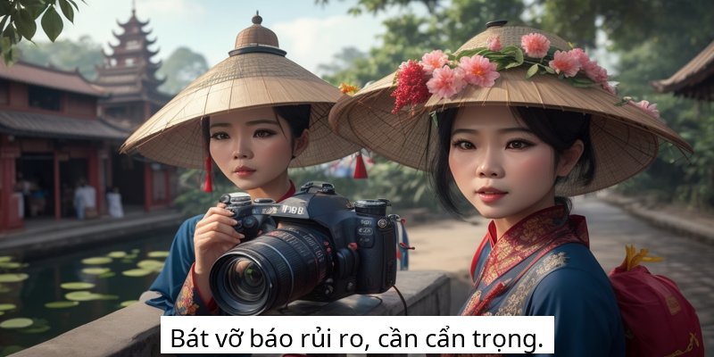 Bát vỡ báo rủi ro, cần cẩn trọng.