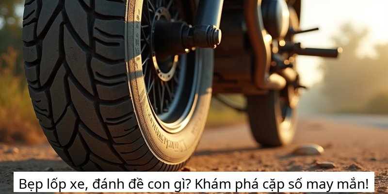 Bẹp lốp xe, đánh đề con gì? Khám phá cặp số may mắn!