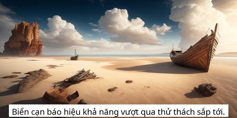 Biển cạn báo hiệu khả năng vượt qua thử thách sắp tới.