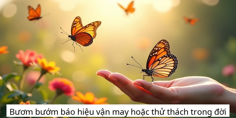 Bươm bướm báo hiệu vận may hoặc thử thách trong đời