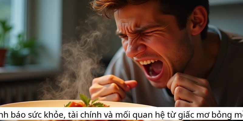 Cảnh báo sức khỏe, tài chính và mối quan hệ từ giấc mơ bỏng mồm