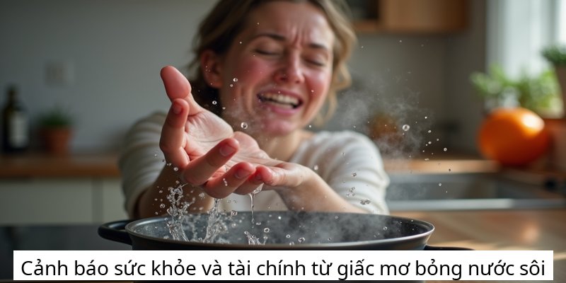 Cảnh báo sức khỏe và tài chính từ giấc mơ bỏng nước sôi