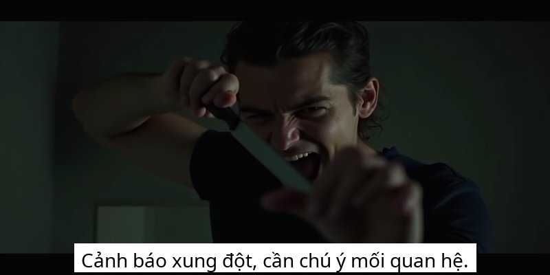 Cảnh báo xung đột, cần chú ý mối quan hệ.