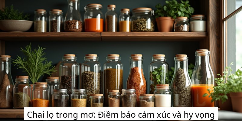 Chai lọ trong mơ: Điềm báo cảm xúc và hy vọng