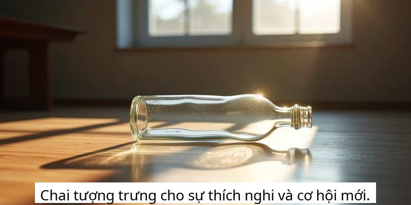 Chai tượng trưng cho sự thích nghi và cơ hội mới.