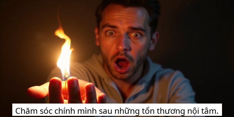 Chăm sóc chính mình sau những tổn thương nội tâm.