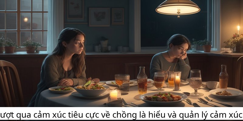 Chìa khóa vượt qua cảm xúc tiêu cực về chồng là hiểu và quản lý cảm xúc hàng ngày.