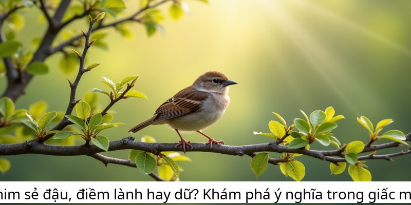 Chim sẻ đậu, điềm lành hay dữ? Khám phá ý nghĩa trong giấc mơ!