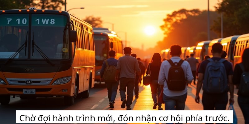 Chờ đợi hành trình mới, đón nhận cơ hội phía trước.