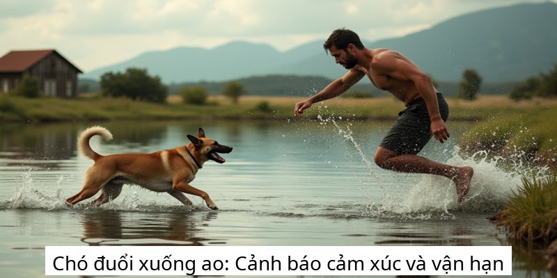 Chó đuổi xuống ao: Cảnh báo cảm xúc và vận hạn