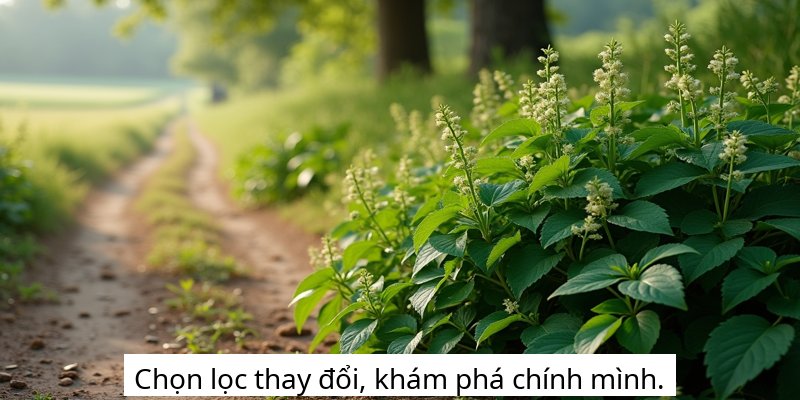 Chọn lọc thay đổi, khám phá chính mình.
