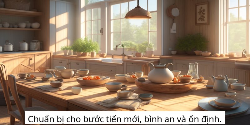 Chuẩn bị cho bước tiến mới, bình an và ổn định.