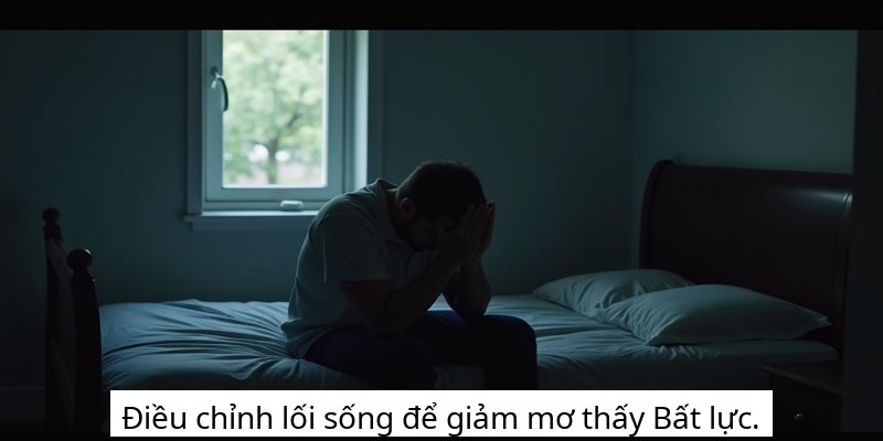 Điều chỉnh lối sống để giảm mơ thấy Bất lực.