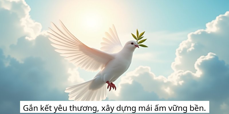 Gắn kết yêu thương, xây dựng mái ấm vững bền.