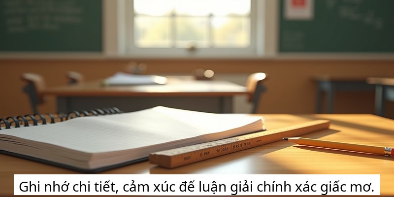 Ghi nhớ chi tiết, cảm xúc để luận giải chính xác giấc mơ.