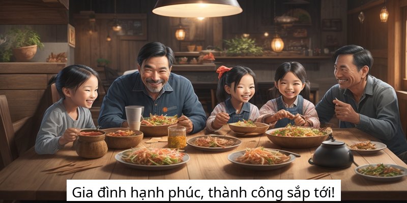 Gia đình hạnh phúc, thành công sắp tới!