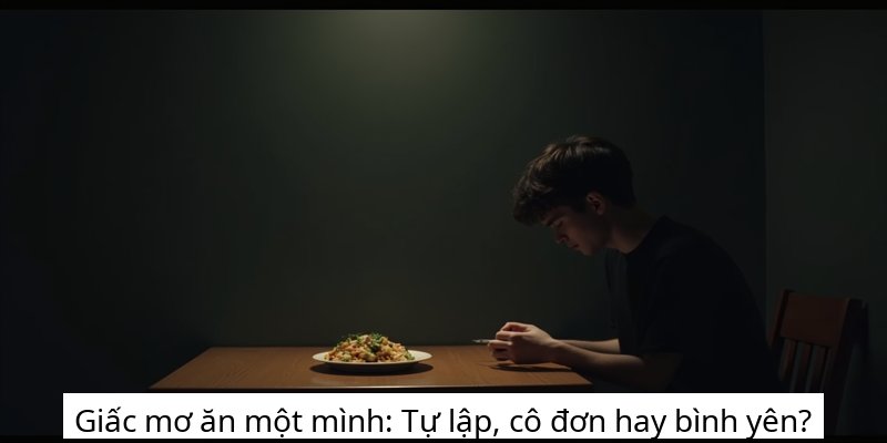Giấc mơ ăn một mình: Tự lập, cô đơn hay bình yên?