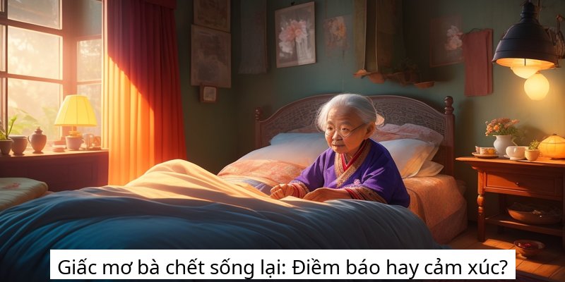 Giấc mơ bà chết sống lại: Điềm báo hay cảm xúc?