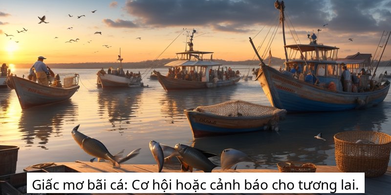 Giấc mơ bãi cá: Cơ hội hoặc cảnh báo cho tương lai.