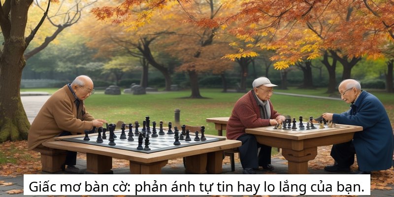 Giấc mơ bàn cờ: phản ánh tự tin hay lo lắng của bạn.