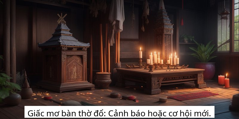Giấc mơ bàn thờ đổ: Cảnh báo hoặc cơ hội mới.