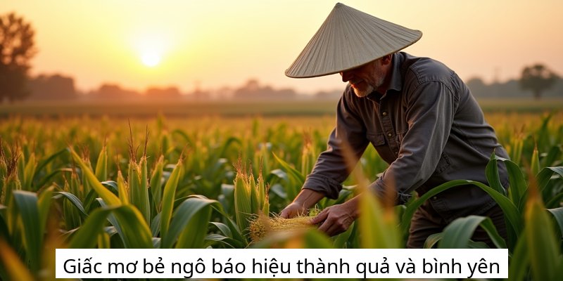 Giấc mơ bẻ ngô báo hiệu thành quả và bình yên