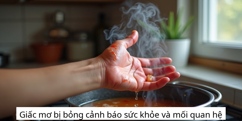 Giấc mơ bị bỏng cảnh báo sức khỏe và mối quan hệ
