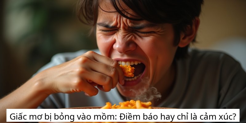 Giấc mơ bị bỏng vào mồm: Điềm báo hay chỉ là cảm xúc?