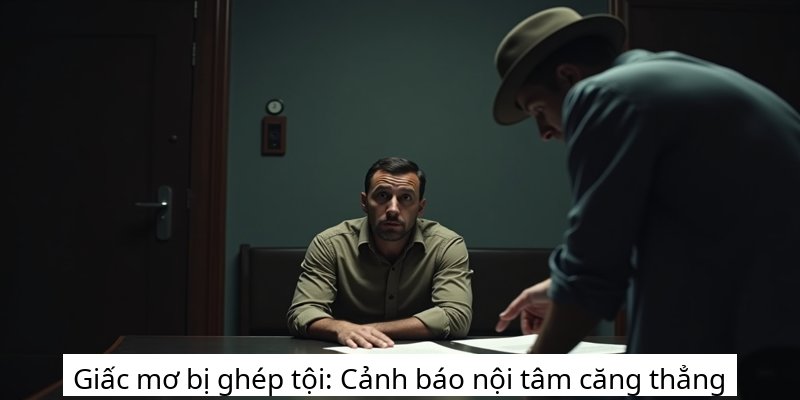 Giấc mơ bị ghép tội: Cảnh báo nội tâm căng thẳng