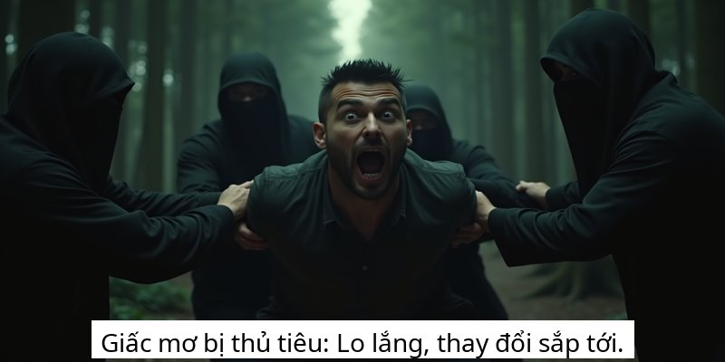 Giấc mơ bị thủ tiêu: Lo lắng, thay đổi sắp tới.