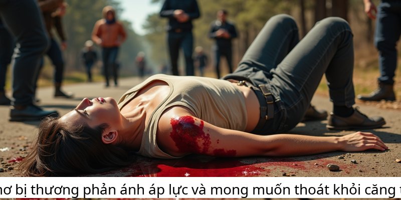 Giấc mơ bị thương phản ánh áp lực và mong muốn thoát khỏi căng thẳng.