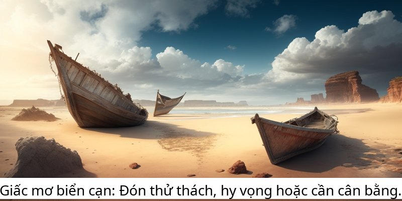 Giấc mơ biển cạn: Đón thử thách, hy vọng hoặc cần cân bằng.