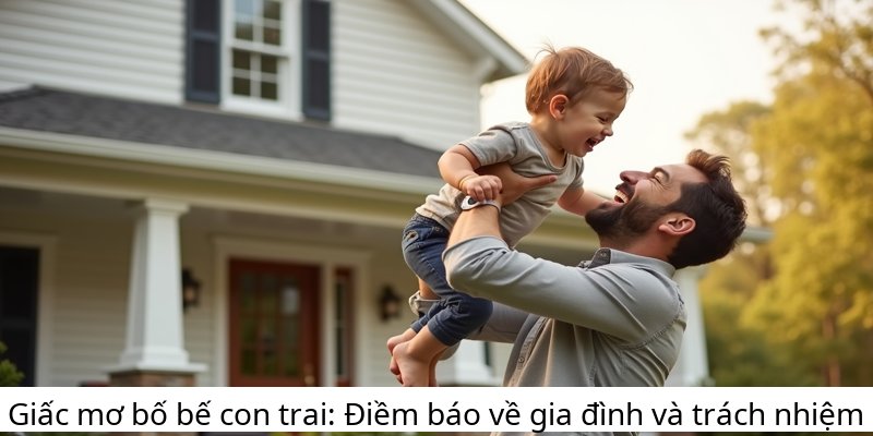 Giấc mơ bố bế con trai: Điềm báo về gia đình và trách nhiệm