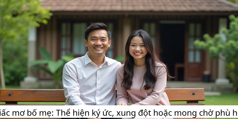 Giấc mơ bố mẹ: Thể hiện ký ức, xung đột hoặc mong chờ phù hộ.