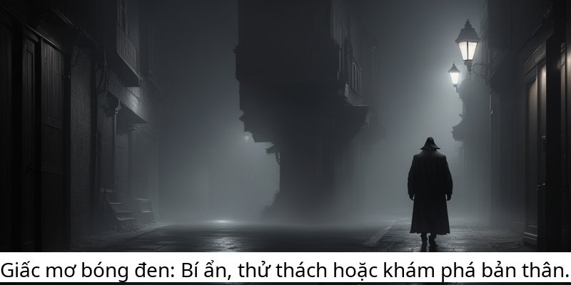 Giấc mơ bóng đen: Bí ẩn, thử thách hoặc khám phá bản thân.
