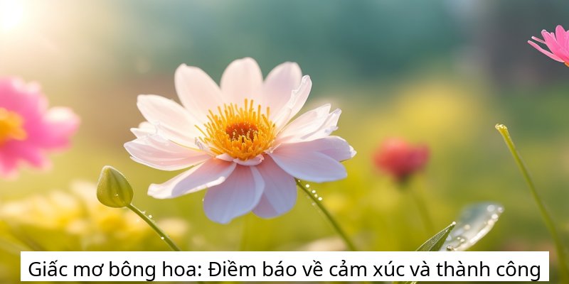Giấc mơ bông hoa: Điềm báo về cảm xúc và thành công