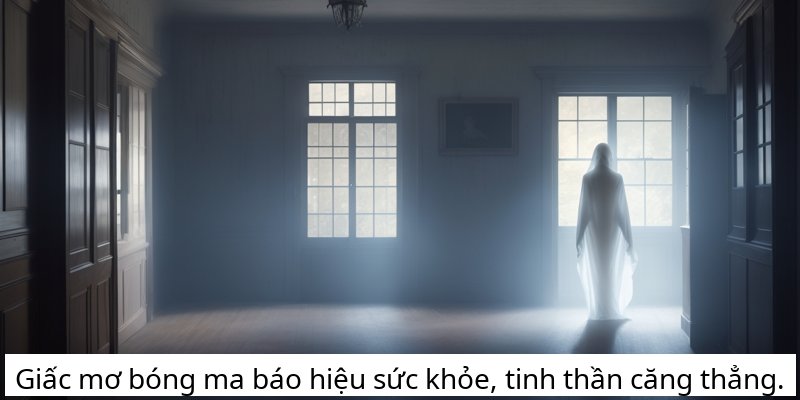 Giấc mơ bóng ma báo hiệu sức khỏe, tinh thần căng thẳng.