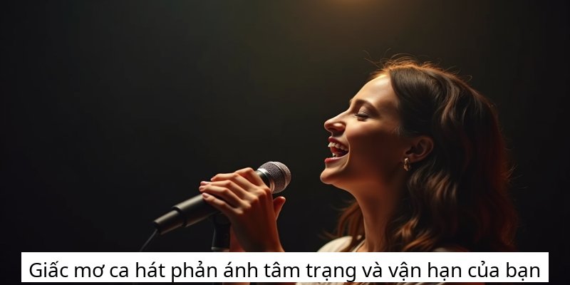 Giấc mơ ca hát phản ánh tâm trạng và vận hạn của bạn