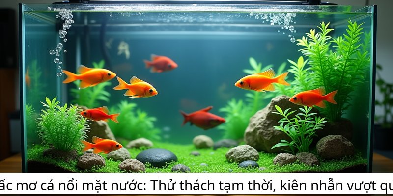Giấc mơ cá nổi mặt nước: Thử thách tạm thời, kiên nhẫn vượt qua.