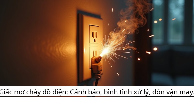 Giấc mơ cháy đồ điện: Cảnh báo, bình tĩnh xử lý, đón vận may.