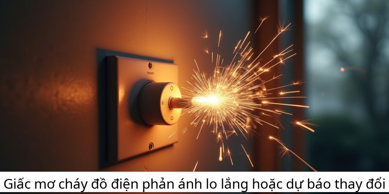 Giấc mơ cháy đồ điện phản ánh lo lắng hoặc dự báo thay đổi