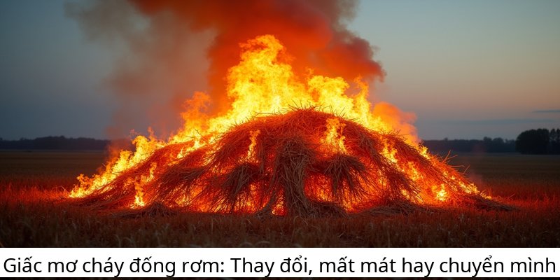 Giấc mơ cháy đống rơm: Thay đổi, mất mát hay chuyển mình