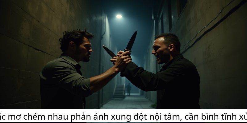 Giấc mơ chém nhau phản ánh xung đột nội tâm, cần bình tĩnh xử lý