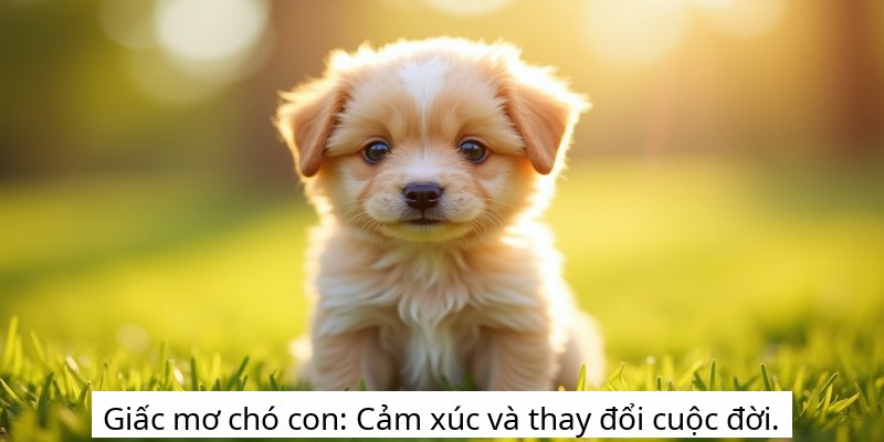 Giấc mơ chó con: Cảm xúc và thay đổi cuộc đời.