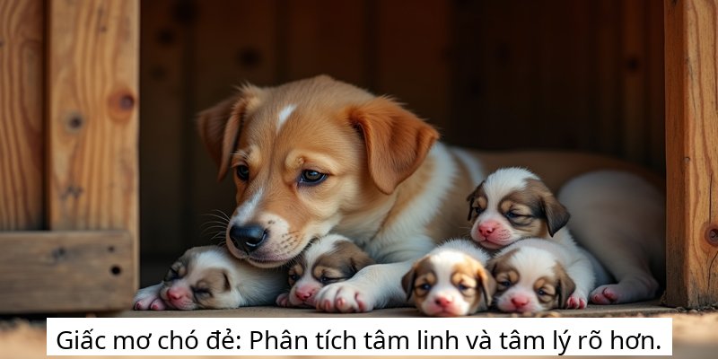 Giấc mơ chó đẻ: Phân tích tâm linh và tâm lý rõ hơn.