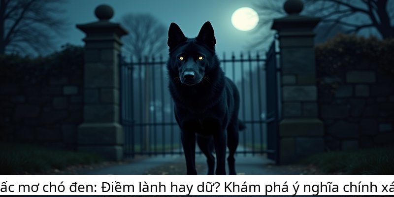 Giấc mơ chó đen: Điềm lành hay dữ? Khám phá ý nghĩa chính xác!