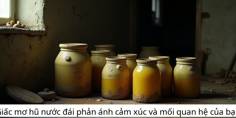 Giấc mơ hũ nước đái phản ánh cảm xúc và mối quan hệ của bạn