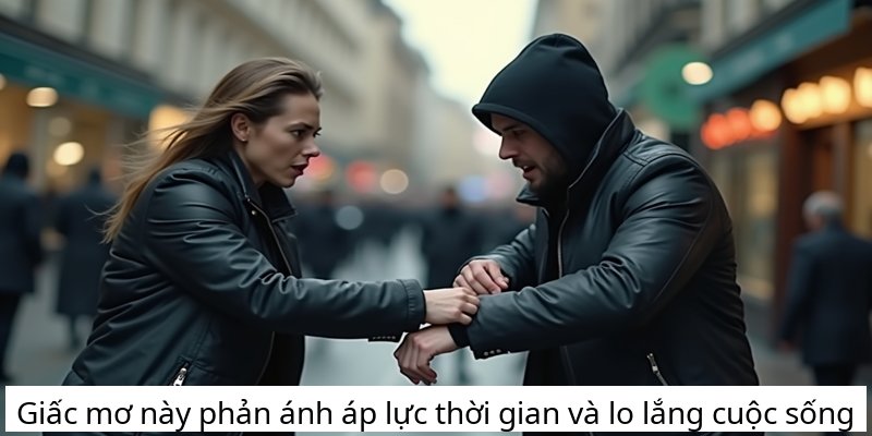 Giấc mơ này phản ánh áp lực thời gian và lo lắng cuộc sống