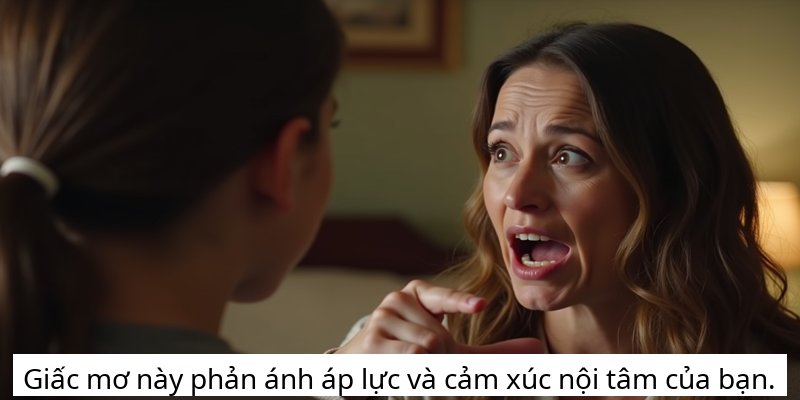 Giấc mơ này phản ánh áp lực và cảm xúc nội tâm của bạn.