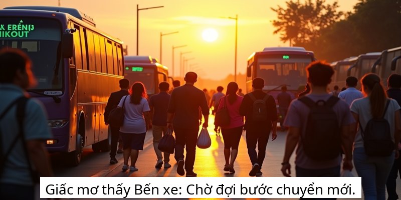Giấc mơ thấy Bến xe: Chờ đợi bước chuyển mới.